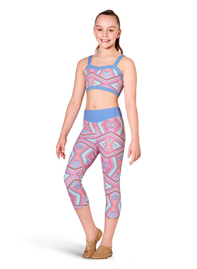 Bloch - Girls Full Length Leggings - Child (FP5209C) - Coral (GSO