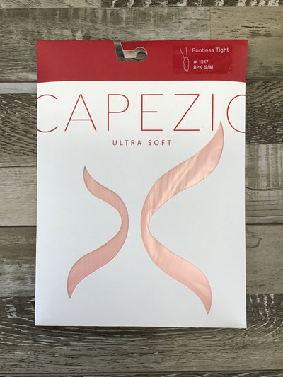 Capezio, Accessories, Capezio Ultra Soft Footlesstights 917 Light Sun Tan  Size Smallmedium