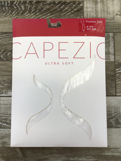 CAPEZIO 1917 FOOTLESS TIGHTS WITH SELF KNIT WAIST BAND – Fanci Footworks