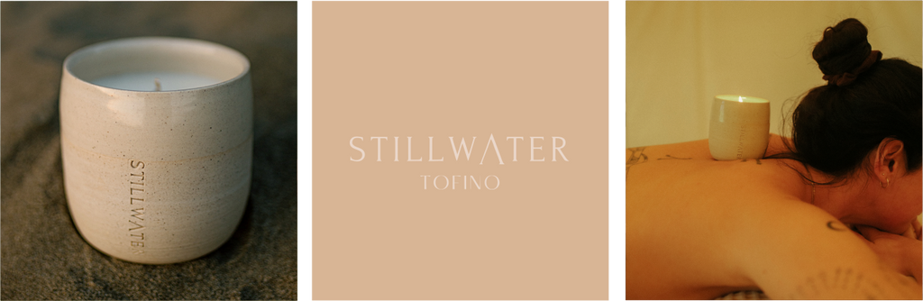 stillwater massage tofino candle products