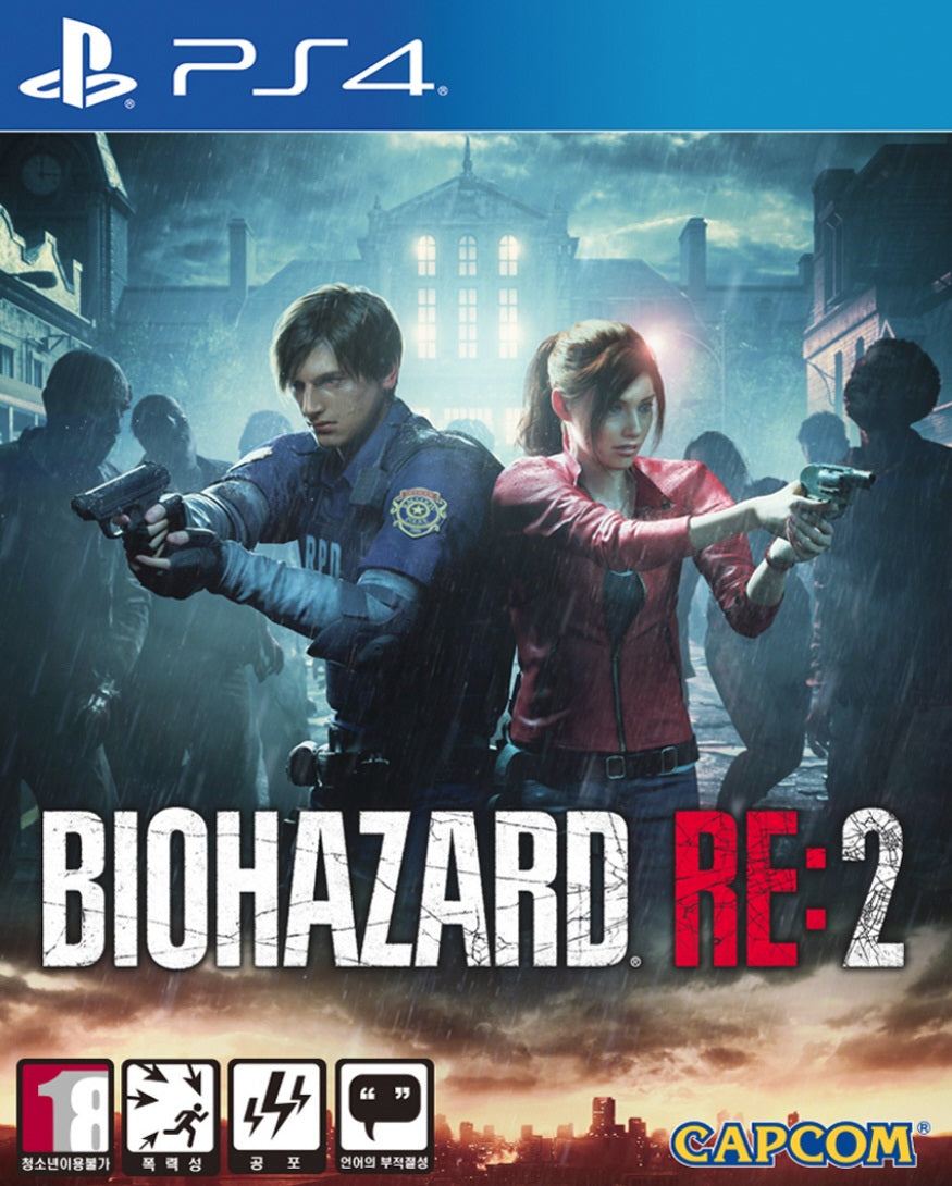 Ps4 Resident Evil Re 2 Korean English Japanese Myle Trade