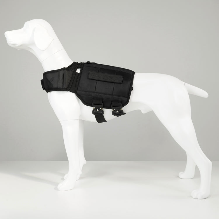 Black Weight Vest for Dogs  Rogue Royalty