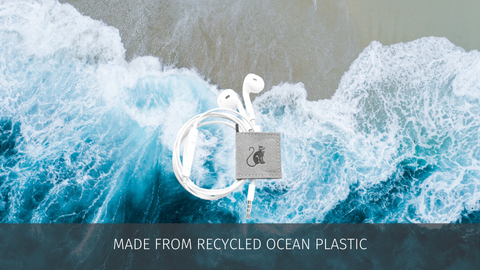 cable organizer made from recycled ocean plastic