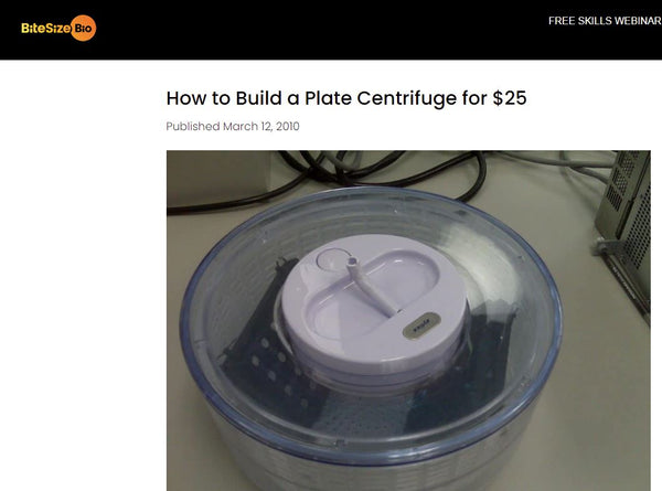 Microplate centrifuge.
