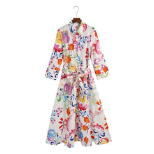 Load image into Gallery viewer, Fashion Floral Printing Women&#39;s Dress