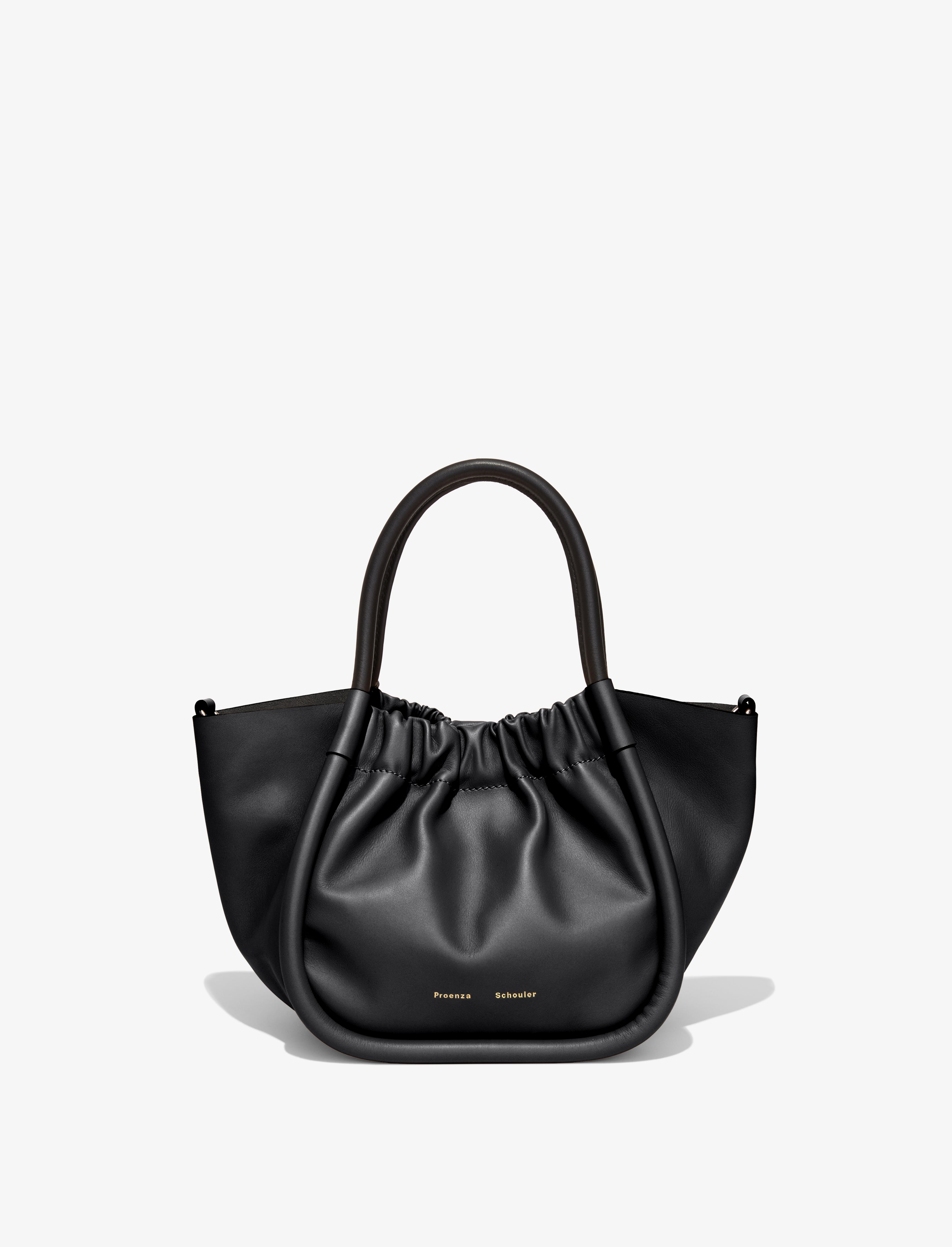 Proenza Schouler Small Ruched Crossbody Tote - Black | Proenza Schouler ...