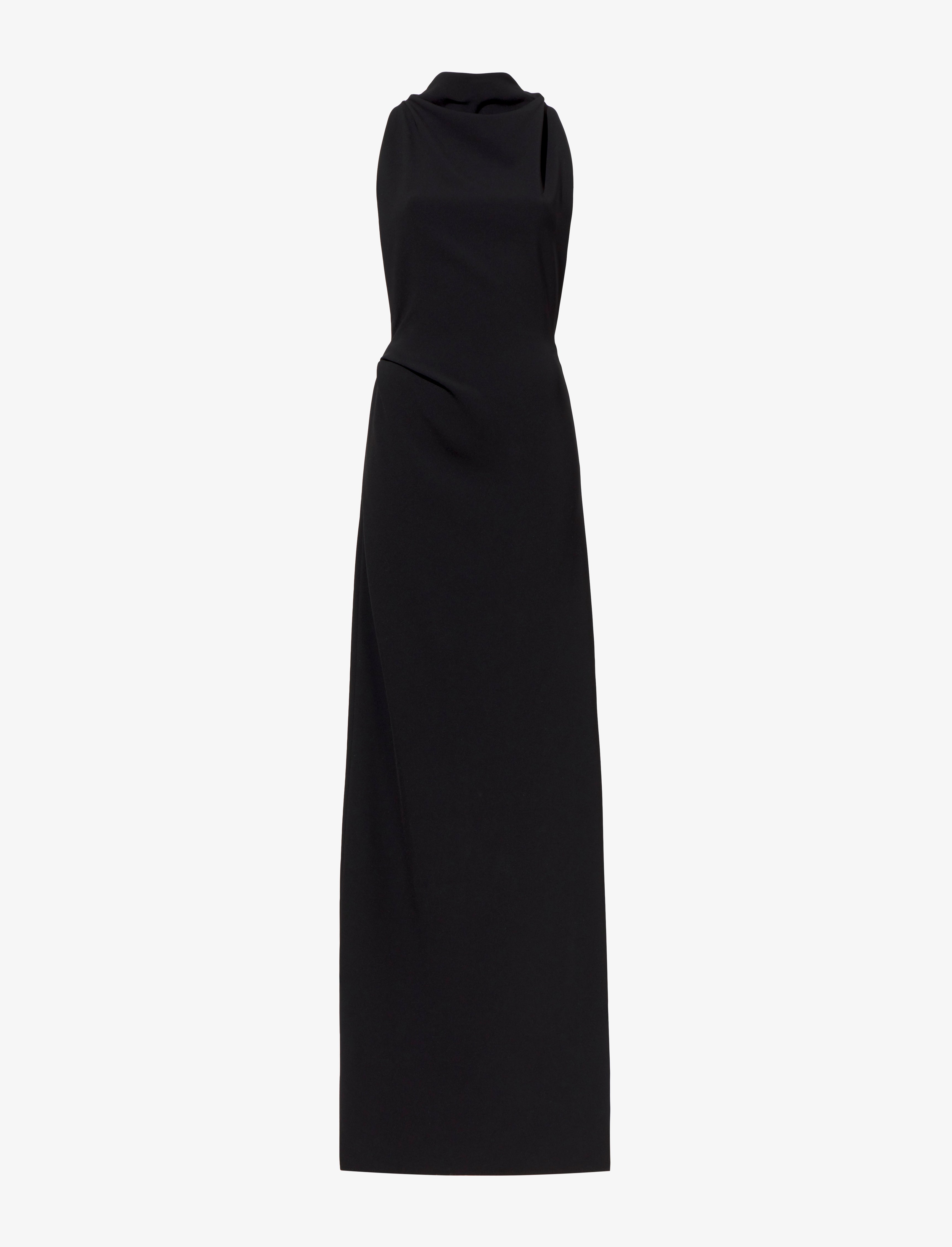 Faye Backless Twist Back Dress in Matte Viscose Crepe – Proenza Schouler