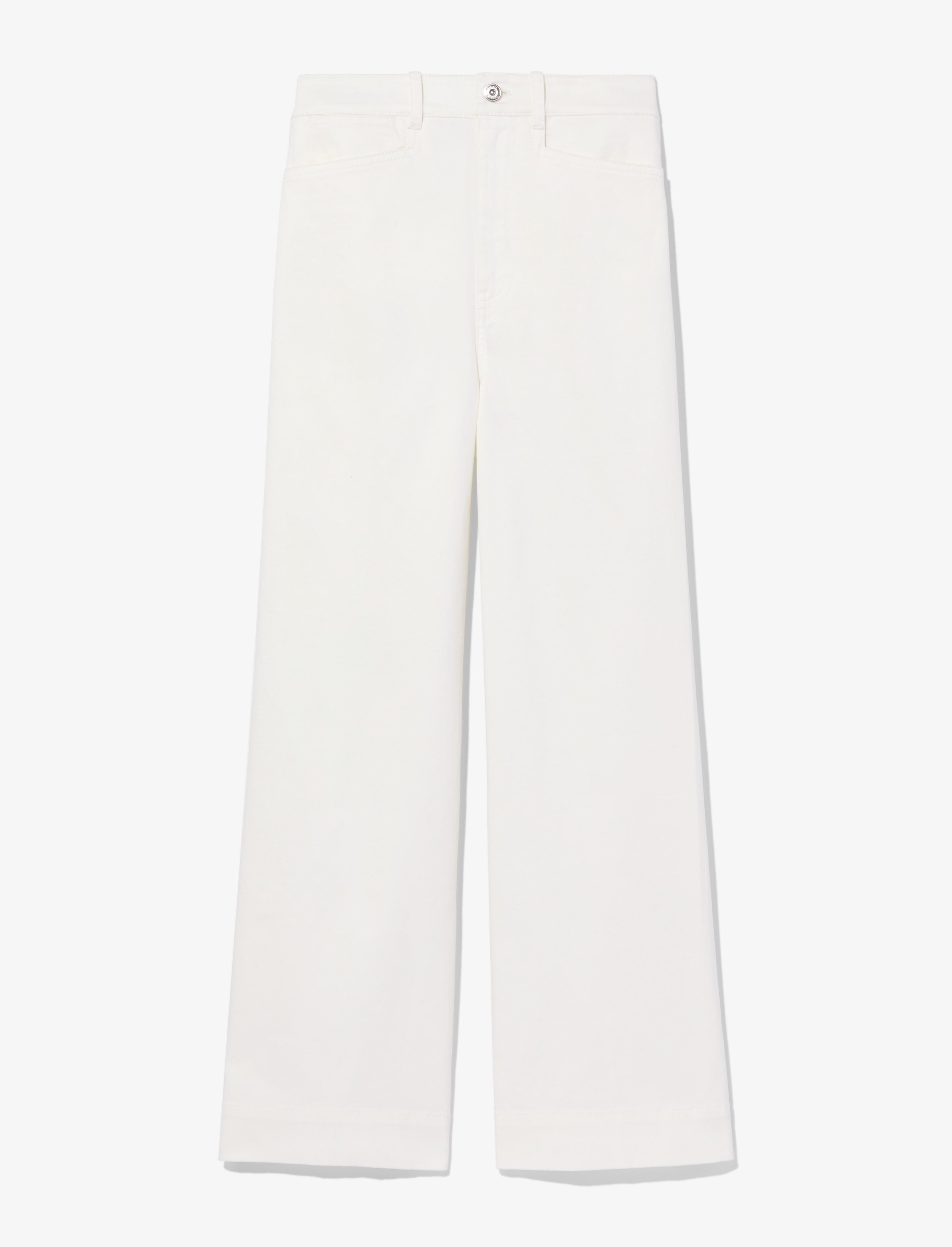 Proenza Schouler White Label Cotton Twill Culotte - Off White | Proenza ...