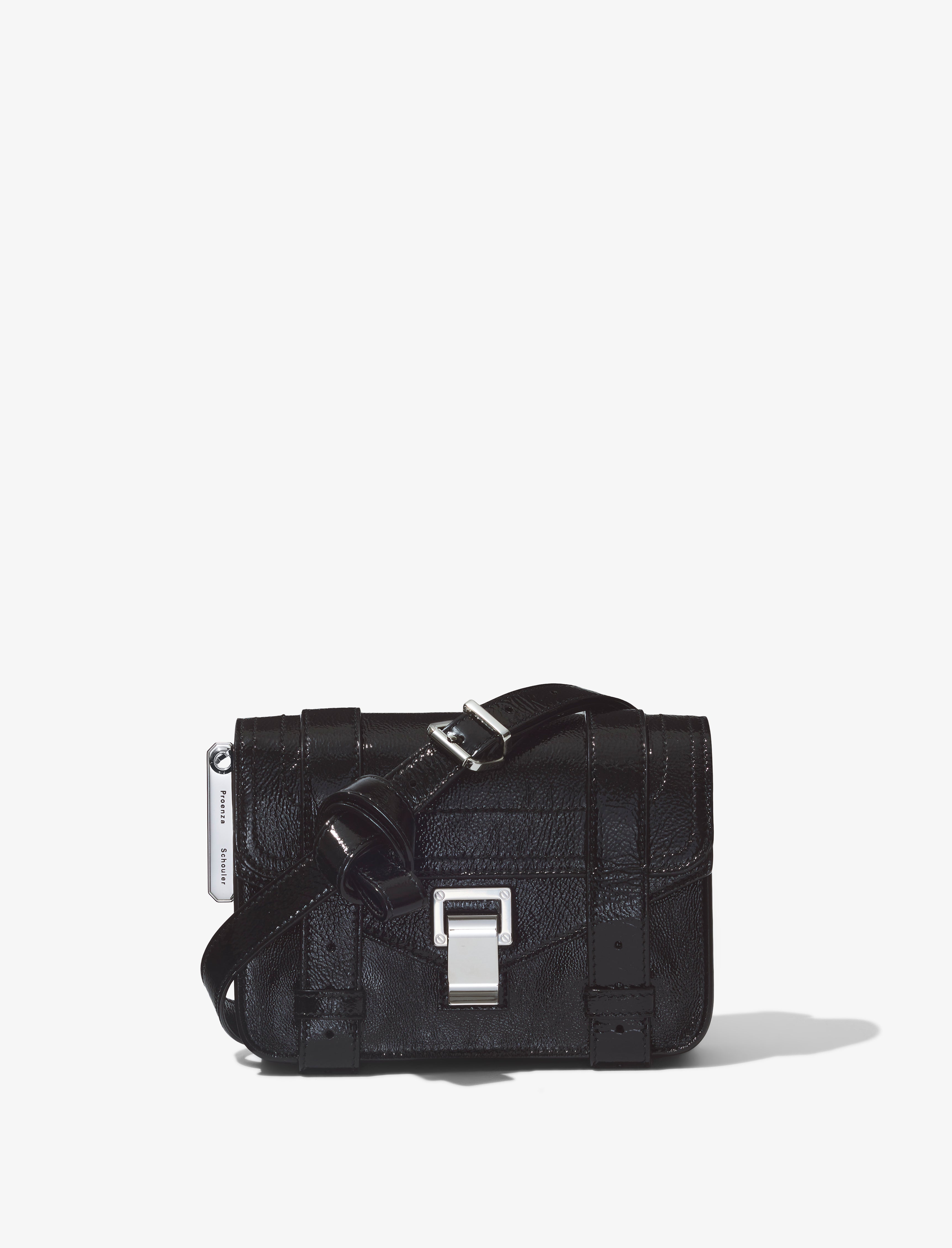 PS1 Mini Crossbody Bag in Crinkled Patent – Proenza Schouler