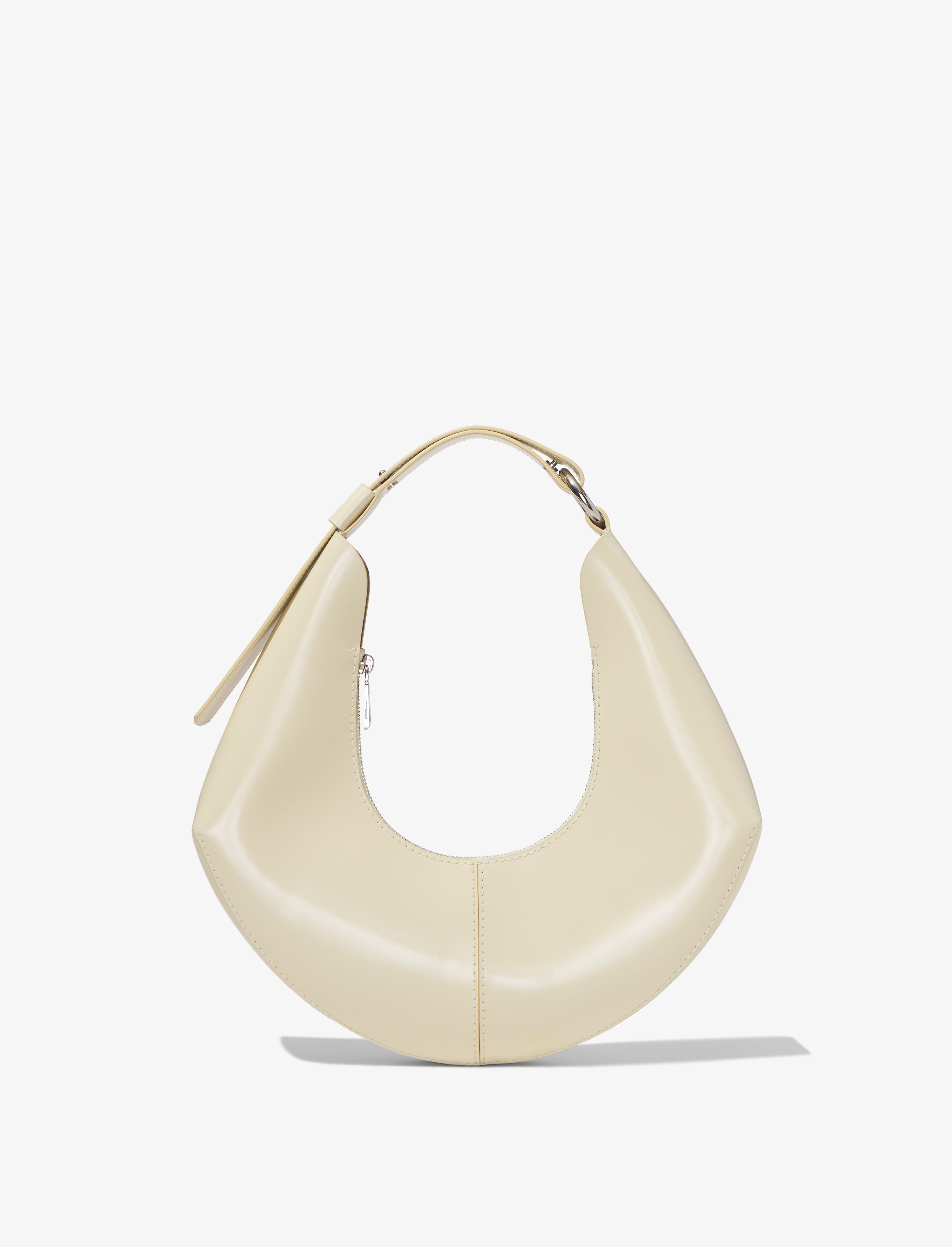 Crescent Shoulder Bag - Greenland White