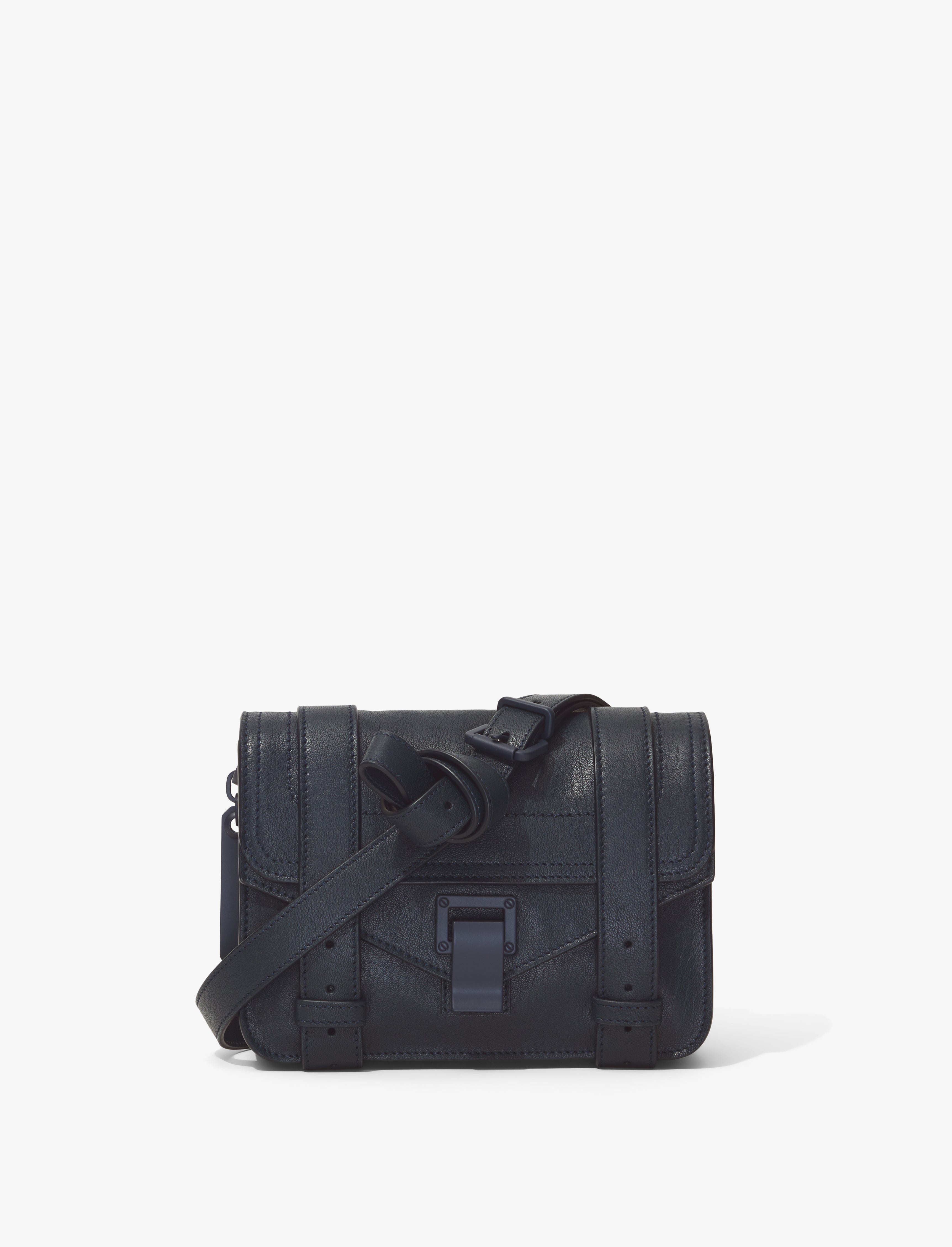 Proenza Schouler Tiny PS1 Tonal Leather Top Handle Bag in Sand