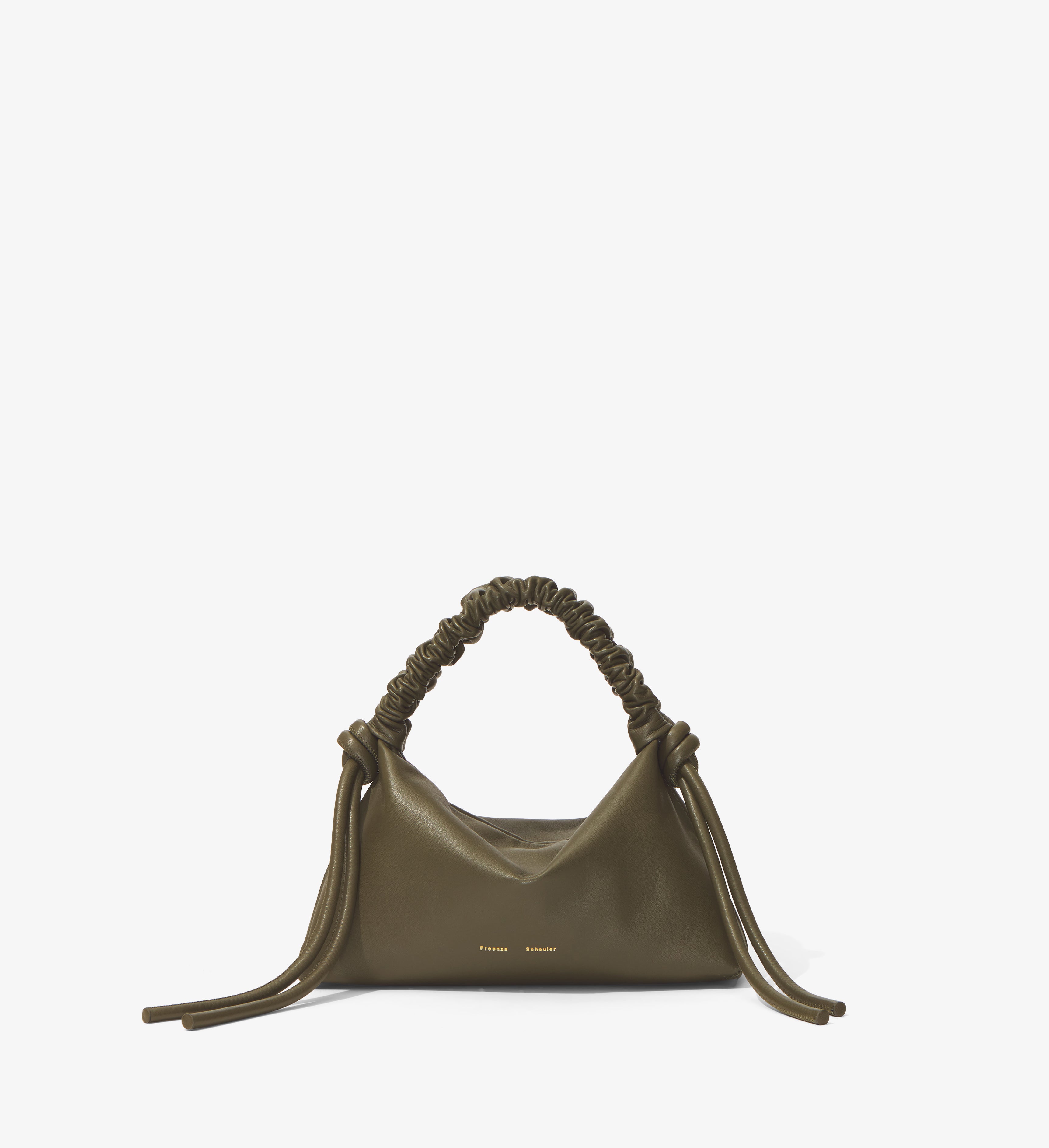Proenza Schouler Mini Drawstring Leather Top-Handle Bag