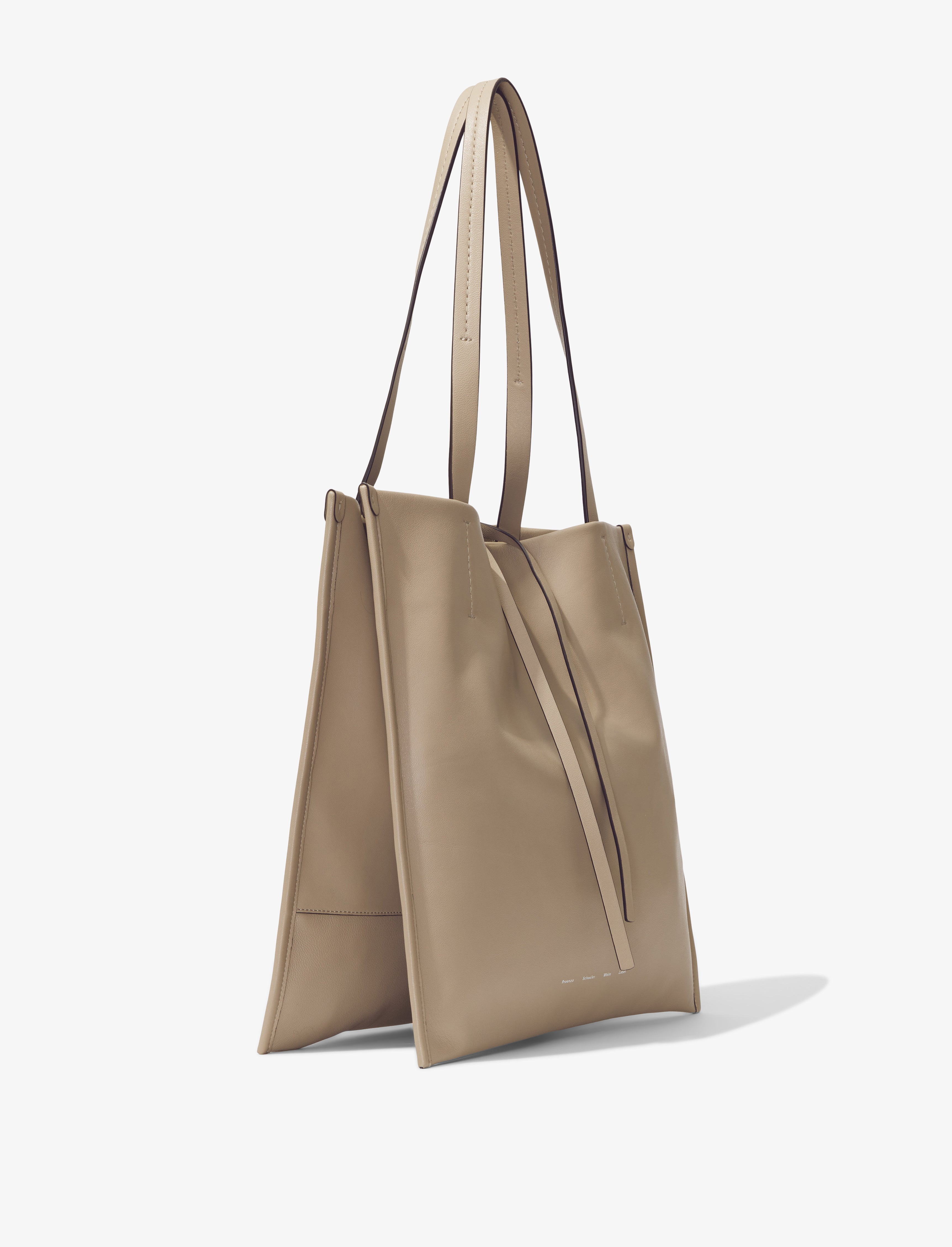 Twin Tote in Nappa Leather Clay