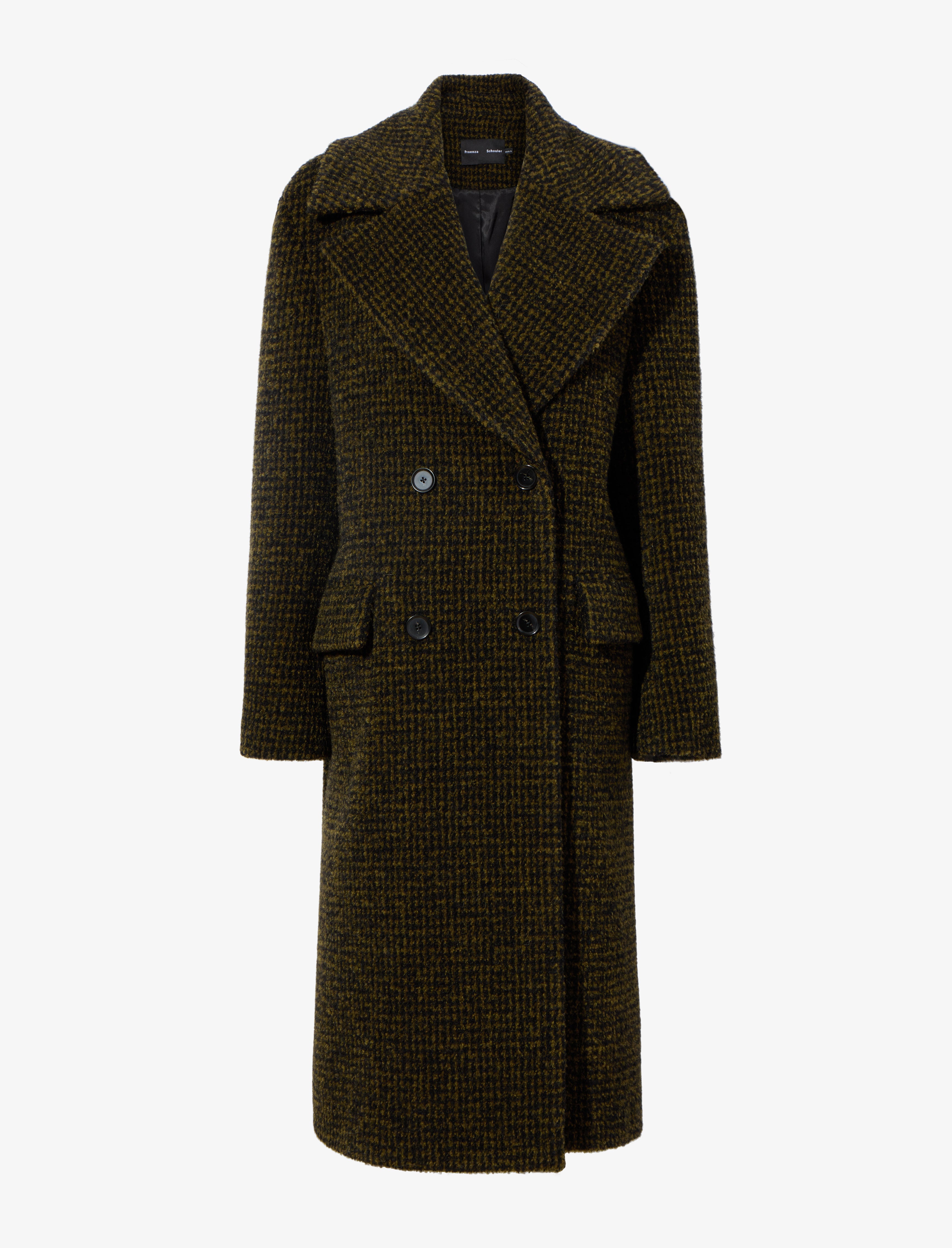 Melange Wool Boucle Coat – Proenza Schouler