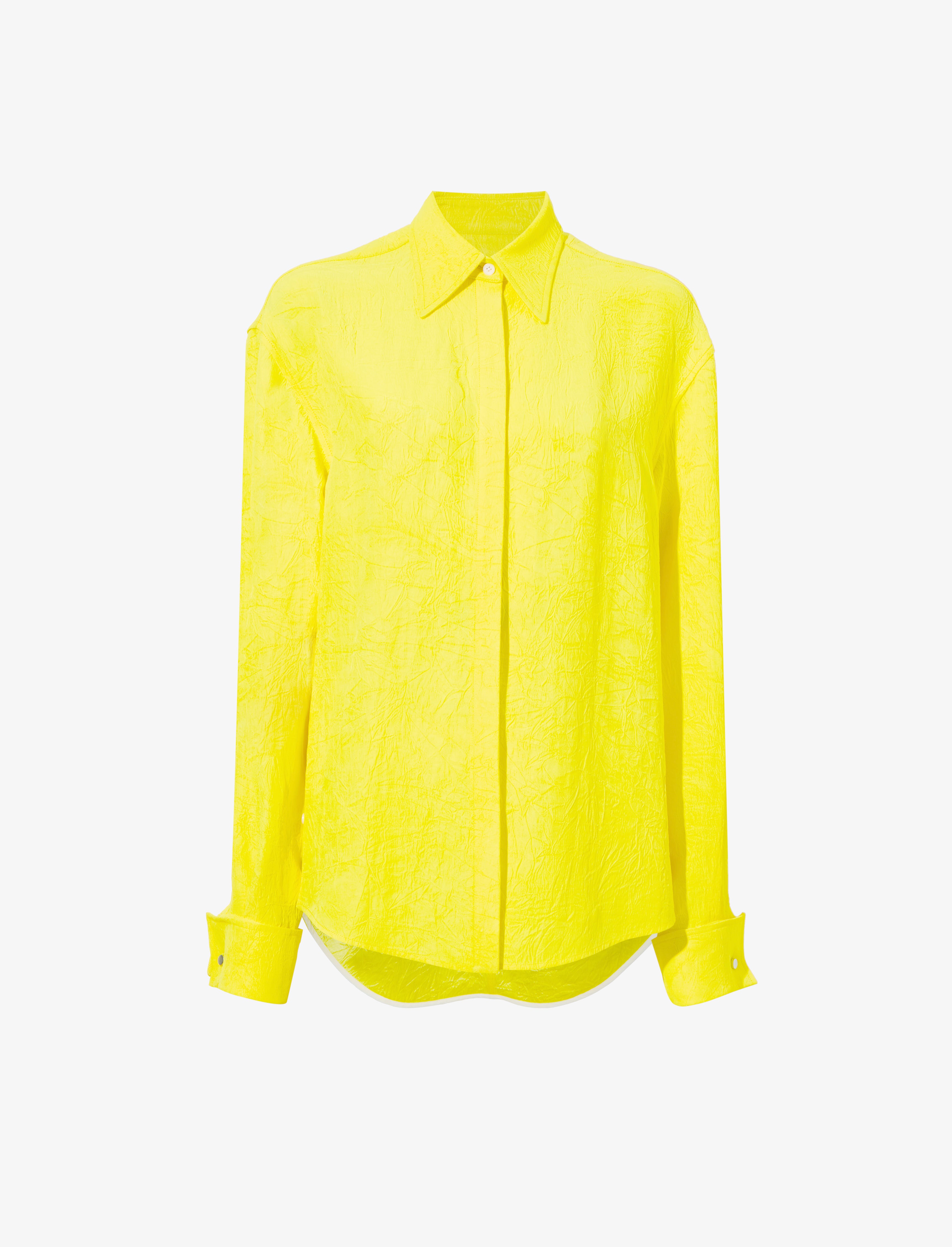 Crushed Matte Satin Shirt – Proenza Schouler