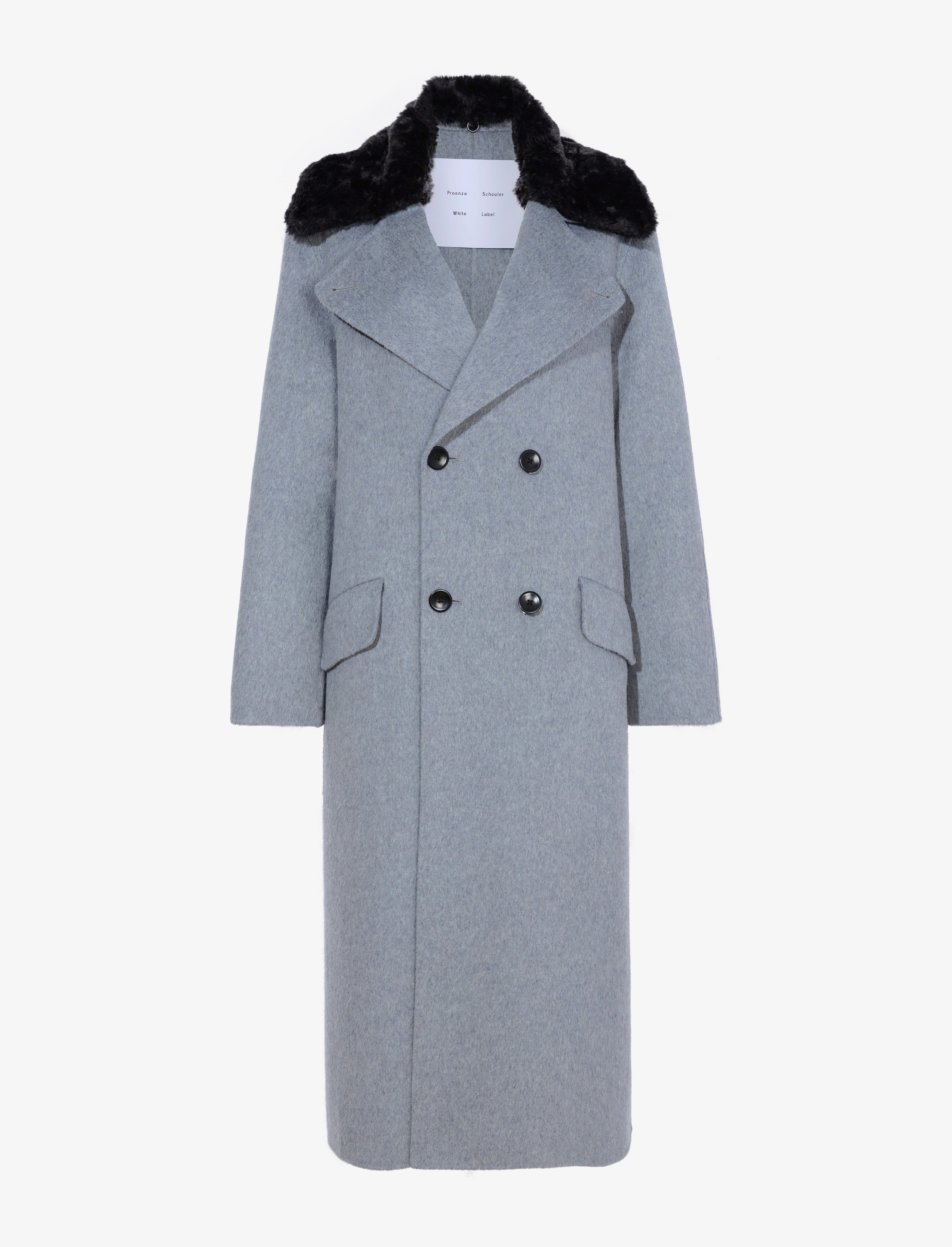 Schouler in Emma – Double Wool Proenza Face Coat