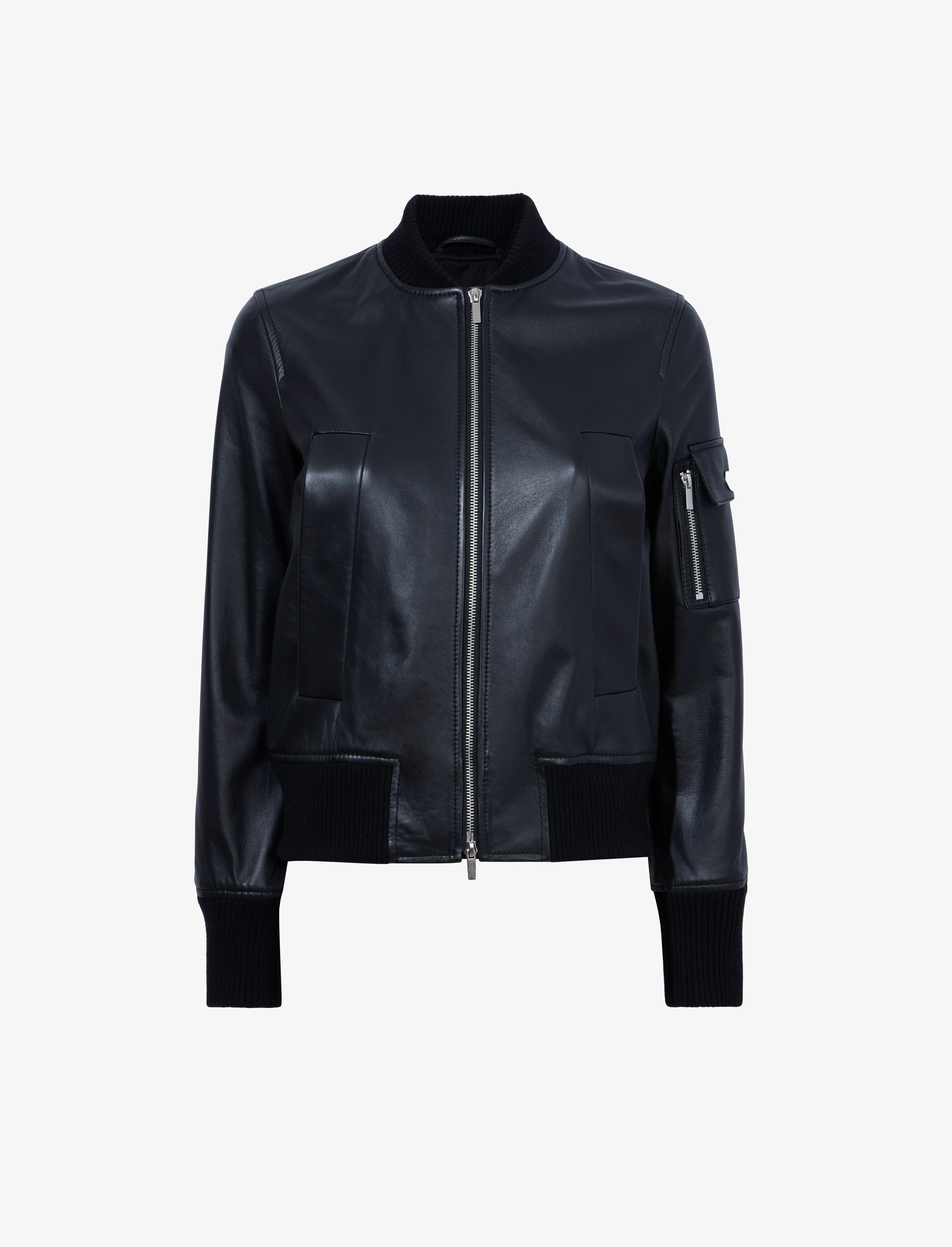 Mika Bomber Jacket in Lightweight Leather – Proenza Schouler