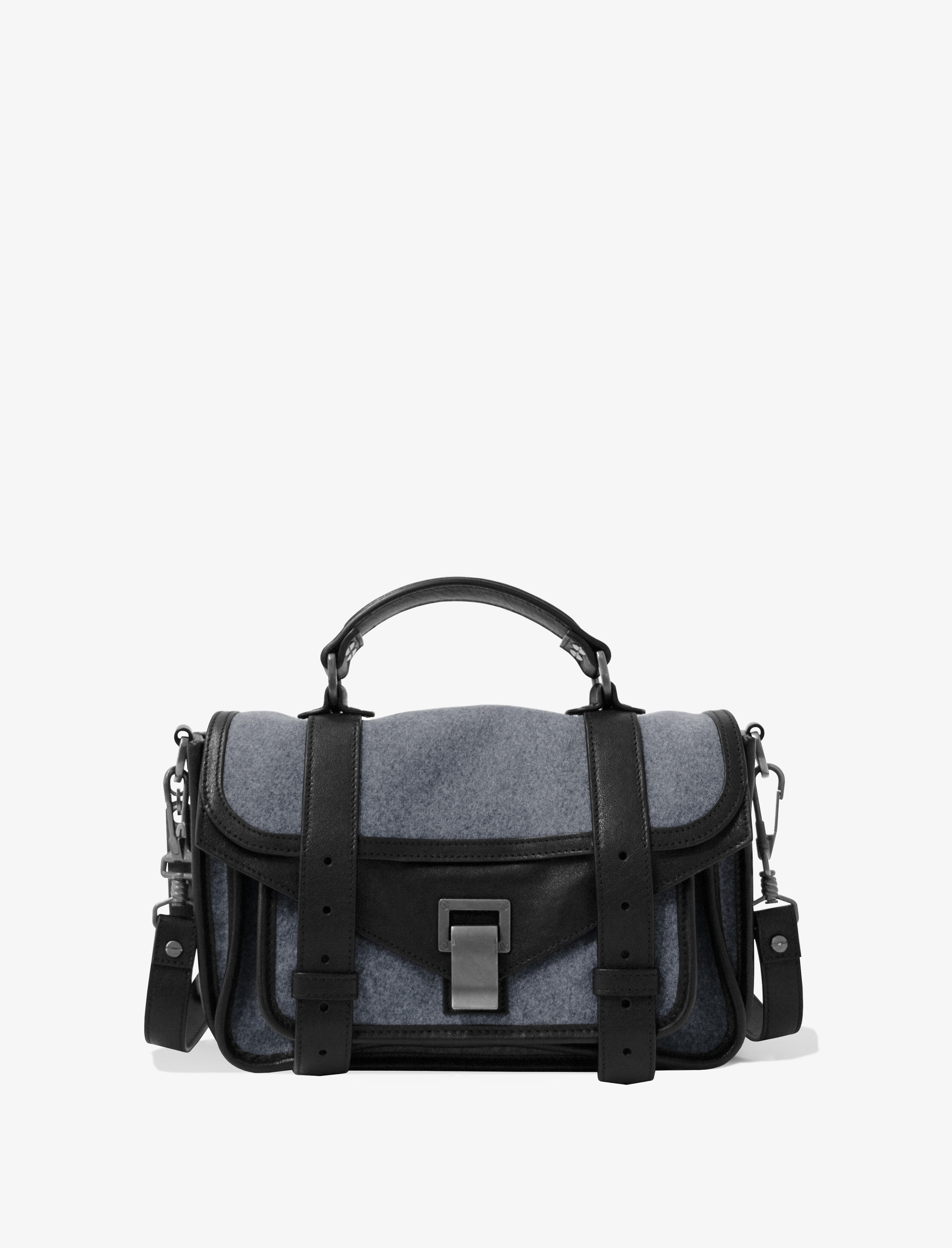 PS1 Tiny Bag in Felt and Leather – Proenza Schouler