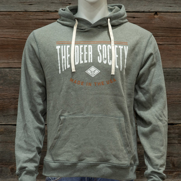Quarter Zip TDS Pullover (Heather Onyx) – The Deer Society