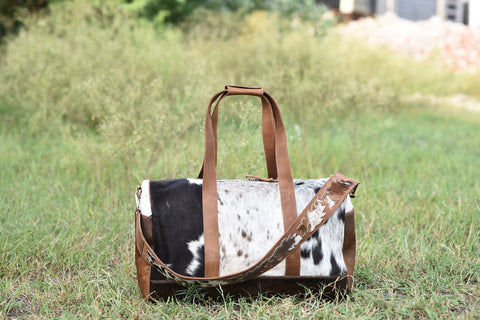 Cowhide bags and purses