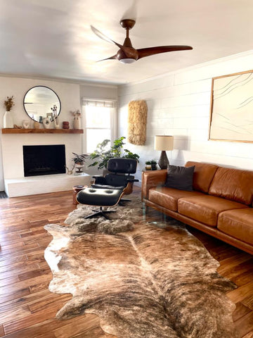Discover the beauty of real cowhide rugs on the wall. Elevate your decor with these unique and timeless pieces. Browse our collection today!