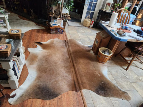 Uncover quality and fashion at a fraction of the price with our affordable cowhide rugs. Elevate your decor without overspending.