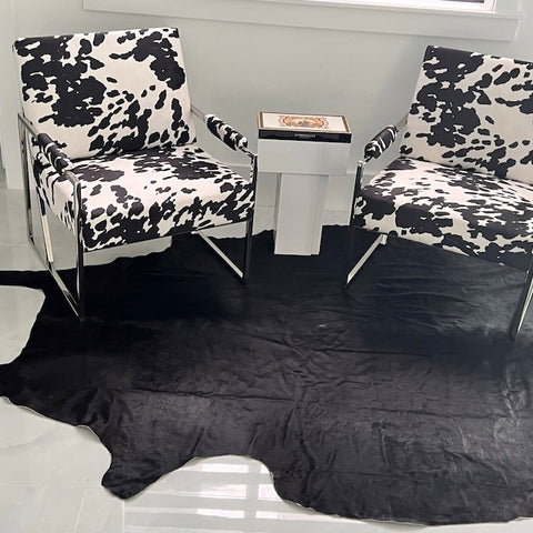 Transform your space with authentic cowhide rugs in USA. Browse our wide selection of unique patterns and textures.