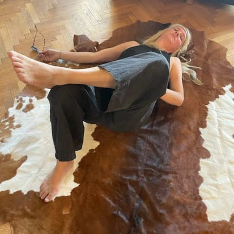 Real cow skin rugs