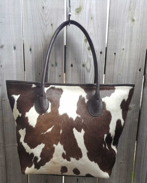 vintage cowhide purse