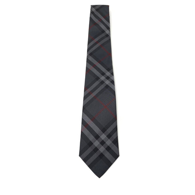 Burberry Silk Check Print Tie w/ Tags