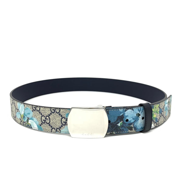 blue gucci bloom belt