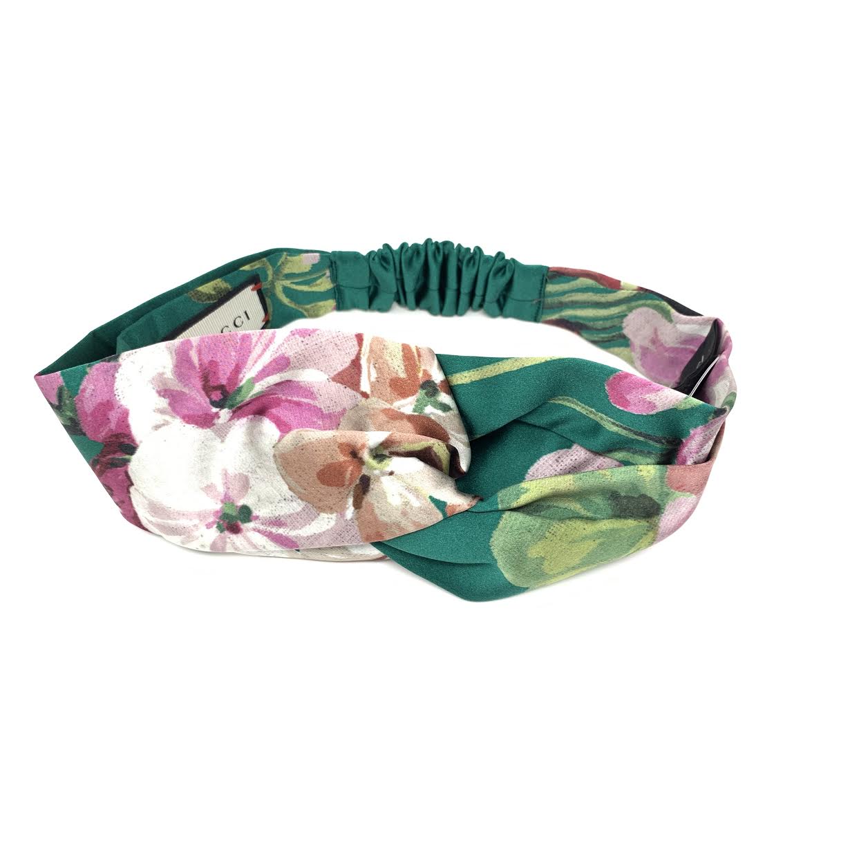 gucci floral silk headband
