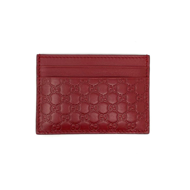 gucci red cardholder