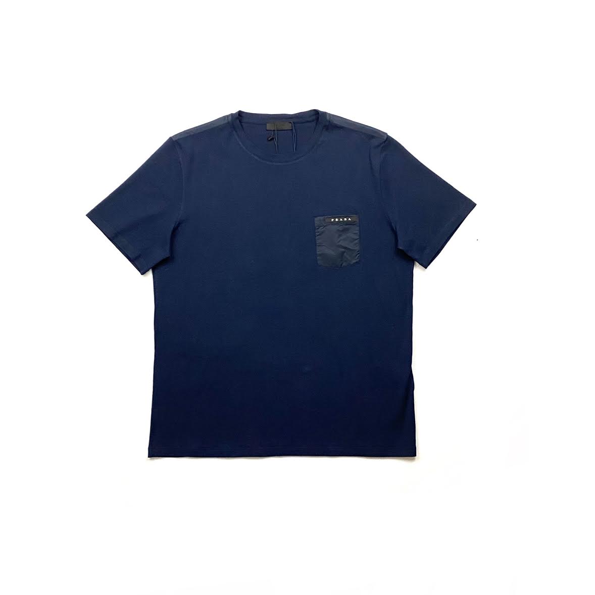 Prada Logo Appliqué Crew Neck T-Shirt w/ Tags - Size XL