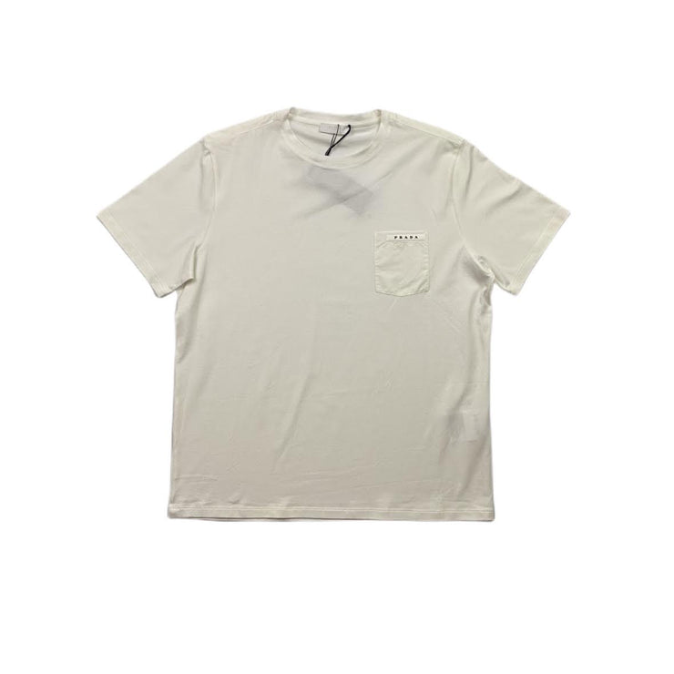 Prada Logo Appliqué Crew Neck T-Shirt w/ Tags - Size XL