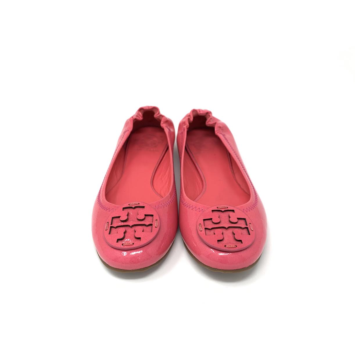 tory burch reva patent leather flats