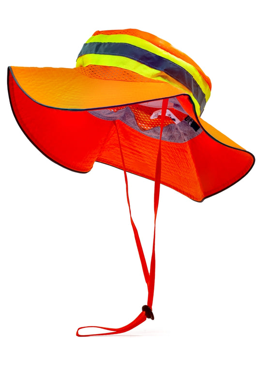 Rockline Reflective Foldable Cap In Orange – Design Motion 