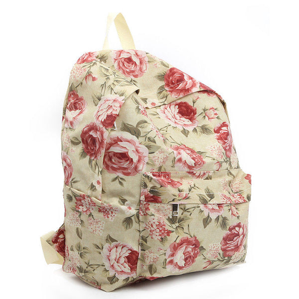 floral backpack