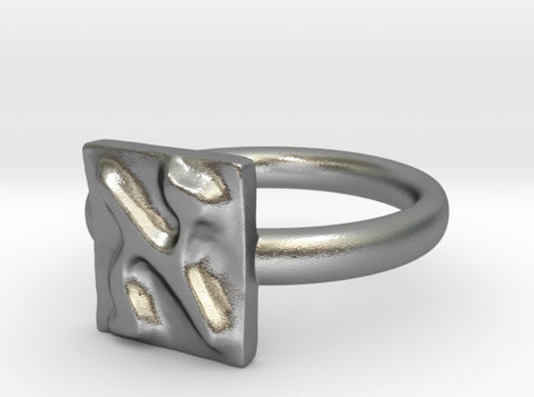 SHIN silver engagement ring, designed by Gabriele Levy – ALEFBET - THE  HEBREW LETTERS ART GALLERY