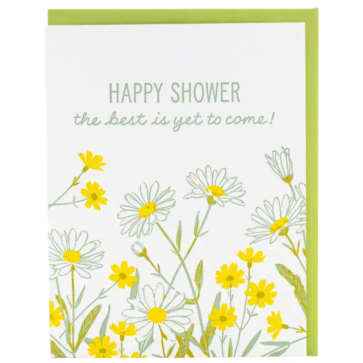 Wild Daisies - Baby Card