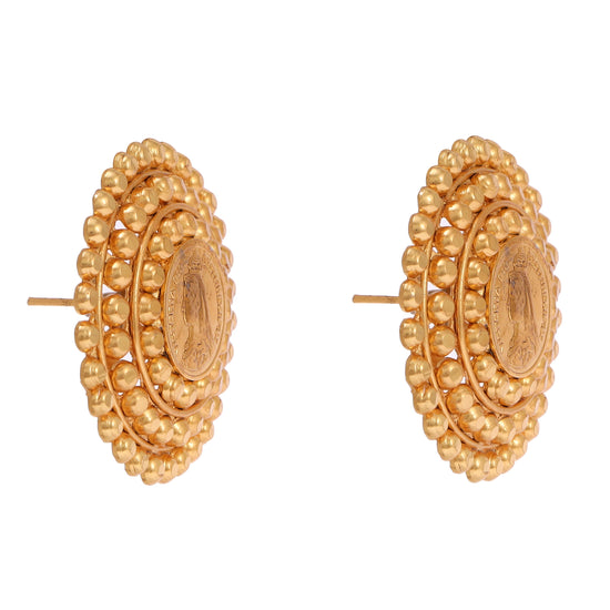 Big Stud Earrings Online India – Amazel Designs