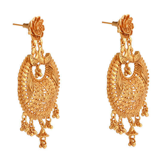 Bhima Gold Earrings - Buy Now Online for Effortless Elegance