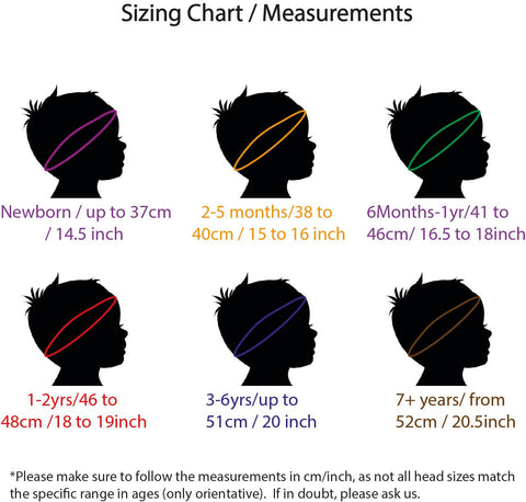 Headbow Band Size Chart – La Romi
