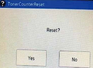 How to reset Toner Cartridge Brother MFC-L3710 3730 3750 