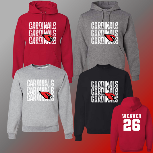 St. John Cardinals - Logo Basic Sweatshirt – Fat Bear Designs