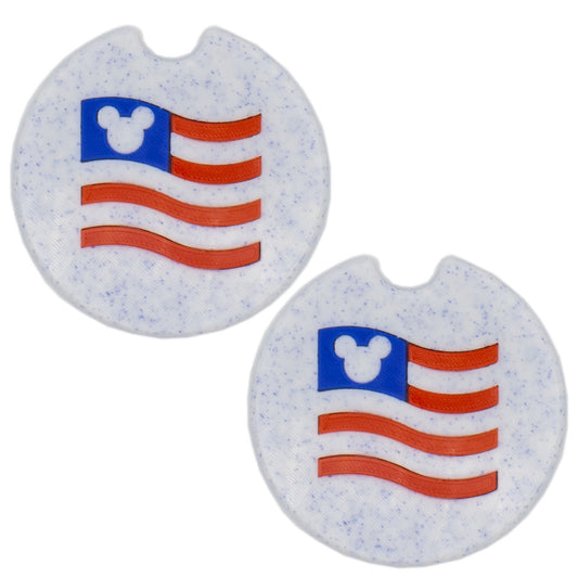 Mouse Head Car Coasters - Set of 2 – BDI