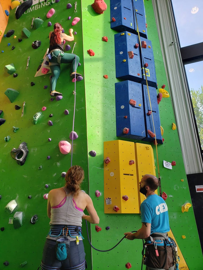 Learn to Belay a Lead Climber