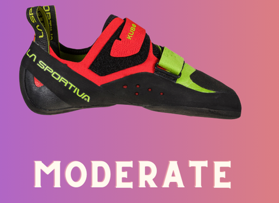 Moderate Style Rock Climbing Shoes