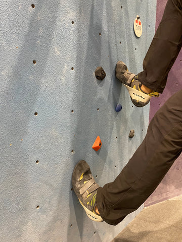 Smearing When Rock Climbing