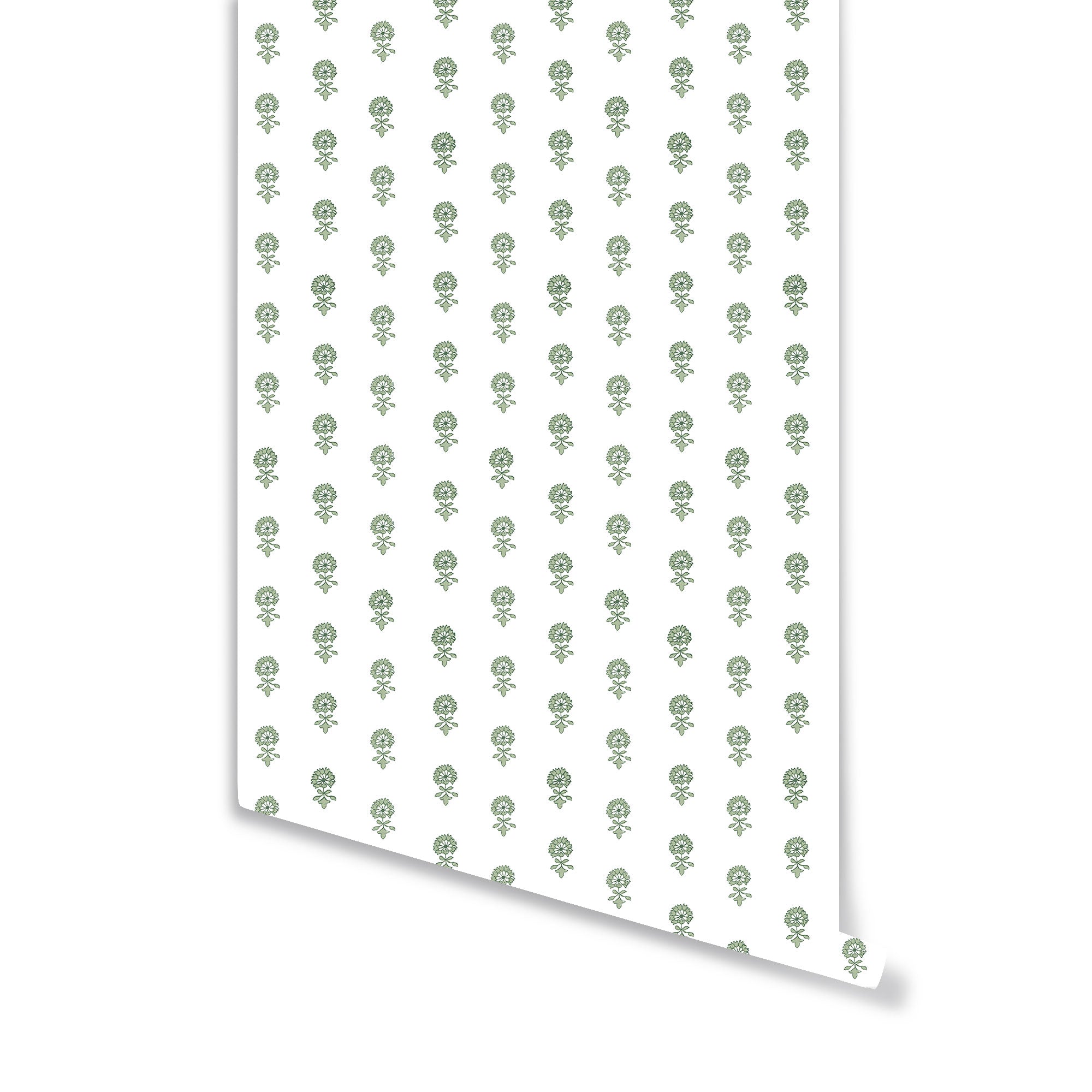 Sage green polka dot tissue paper